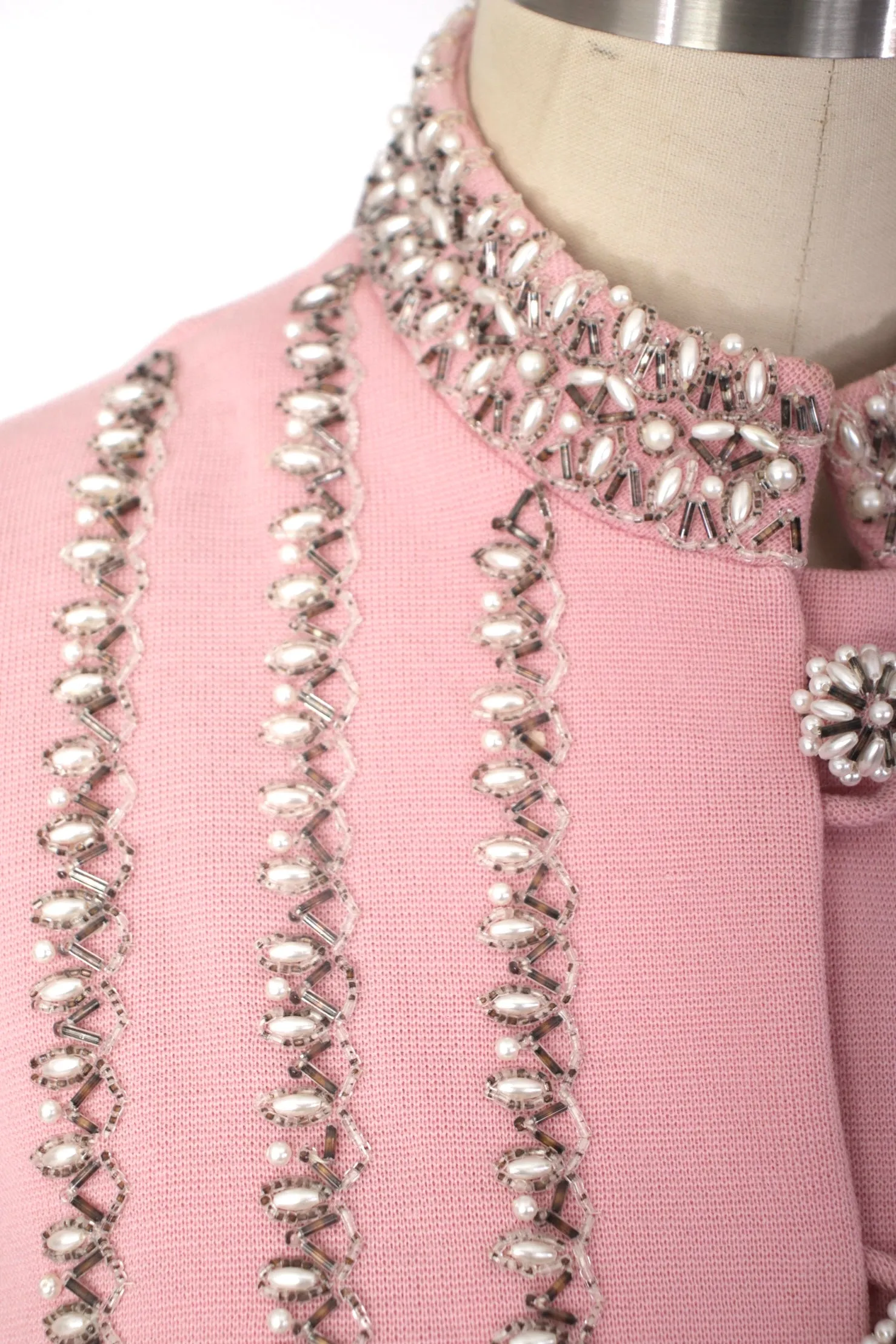 1960s Wool Embellished Pantsuit