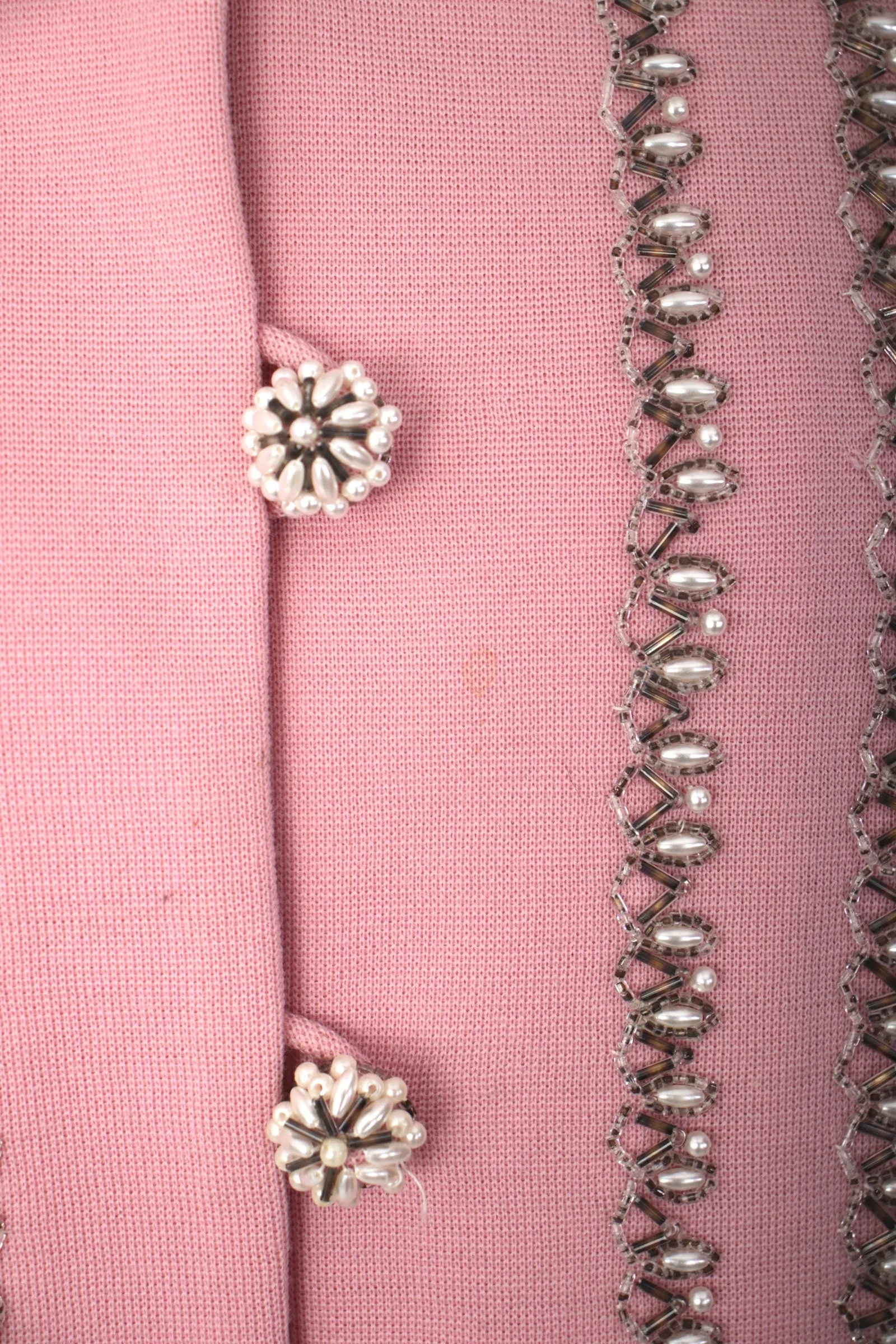 1960s Wool Embellished Pantsuit