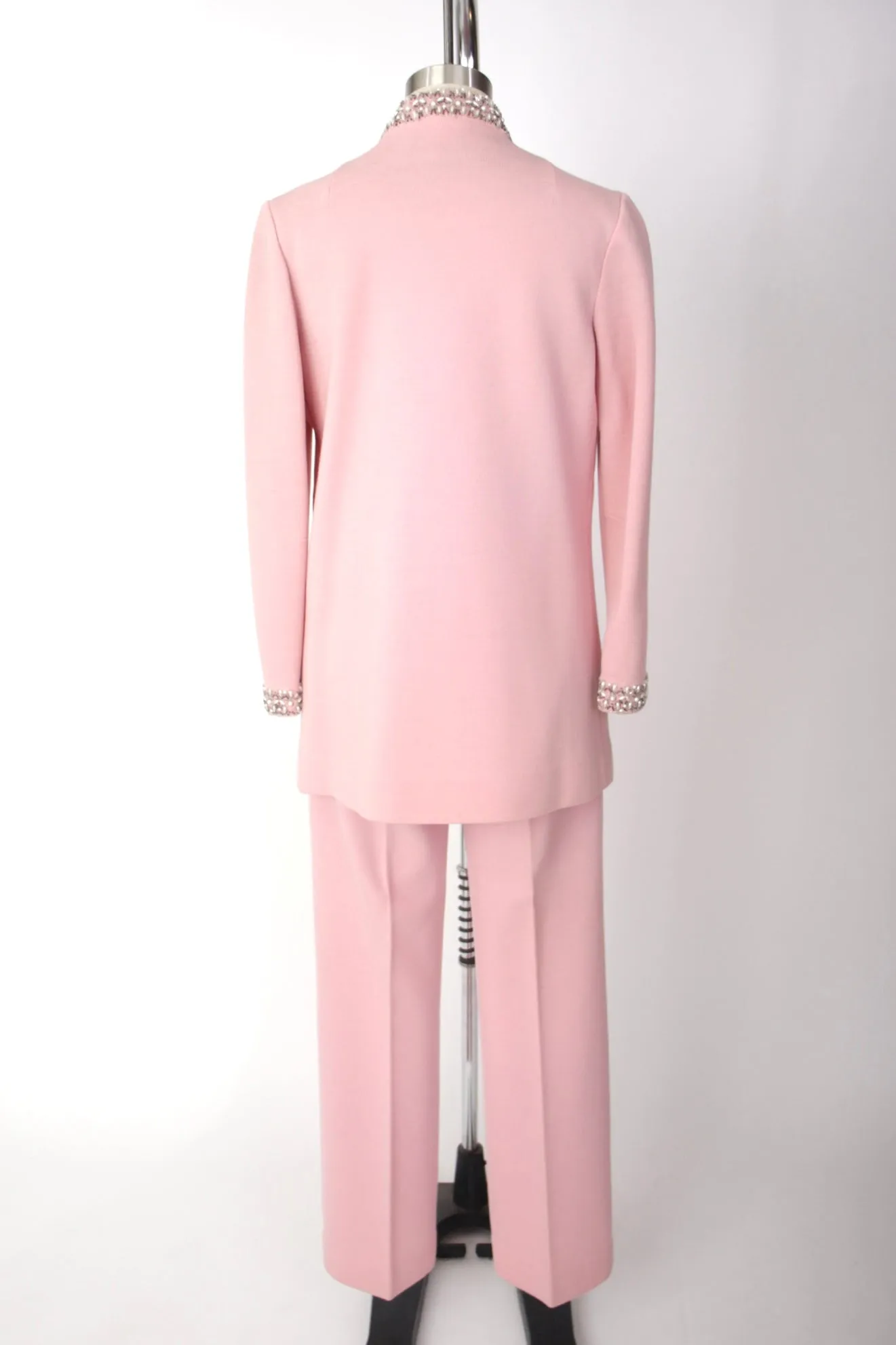 1960s Wool Embellished Pantsuit
