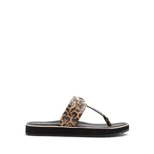 Adirahar Women T-strap Sandal - Brown Multi