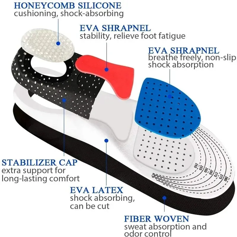 Anti-Slip Sports Insoles Shoe