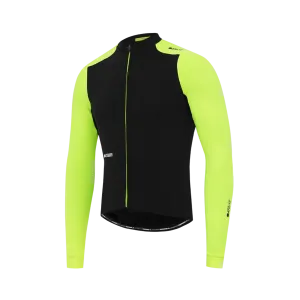 Attaquer All Day Winter Long Sleeved Jersey - Black/Acid Lime