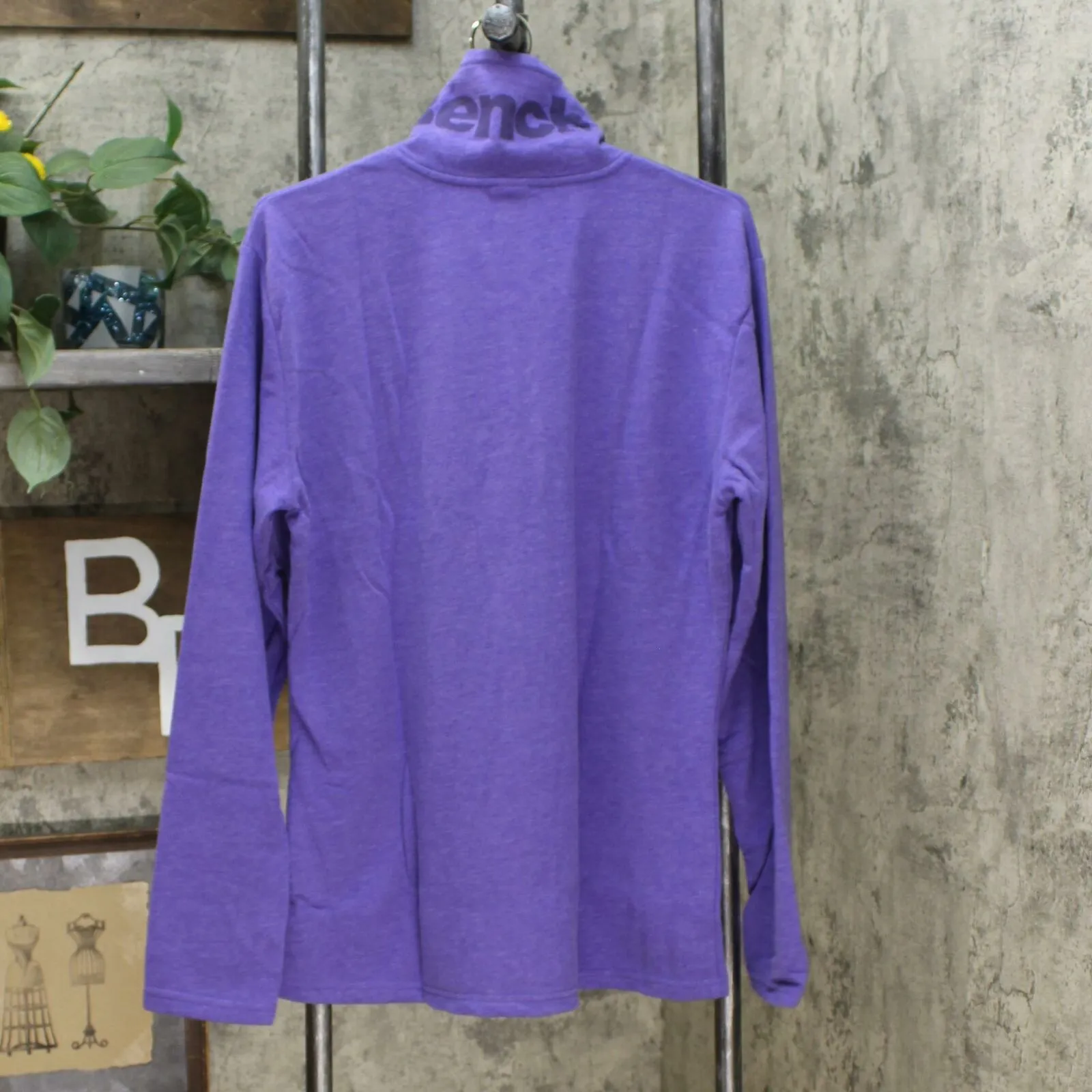 Bench Women's Full Zip Mock Neck French Terry Jacket