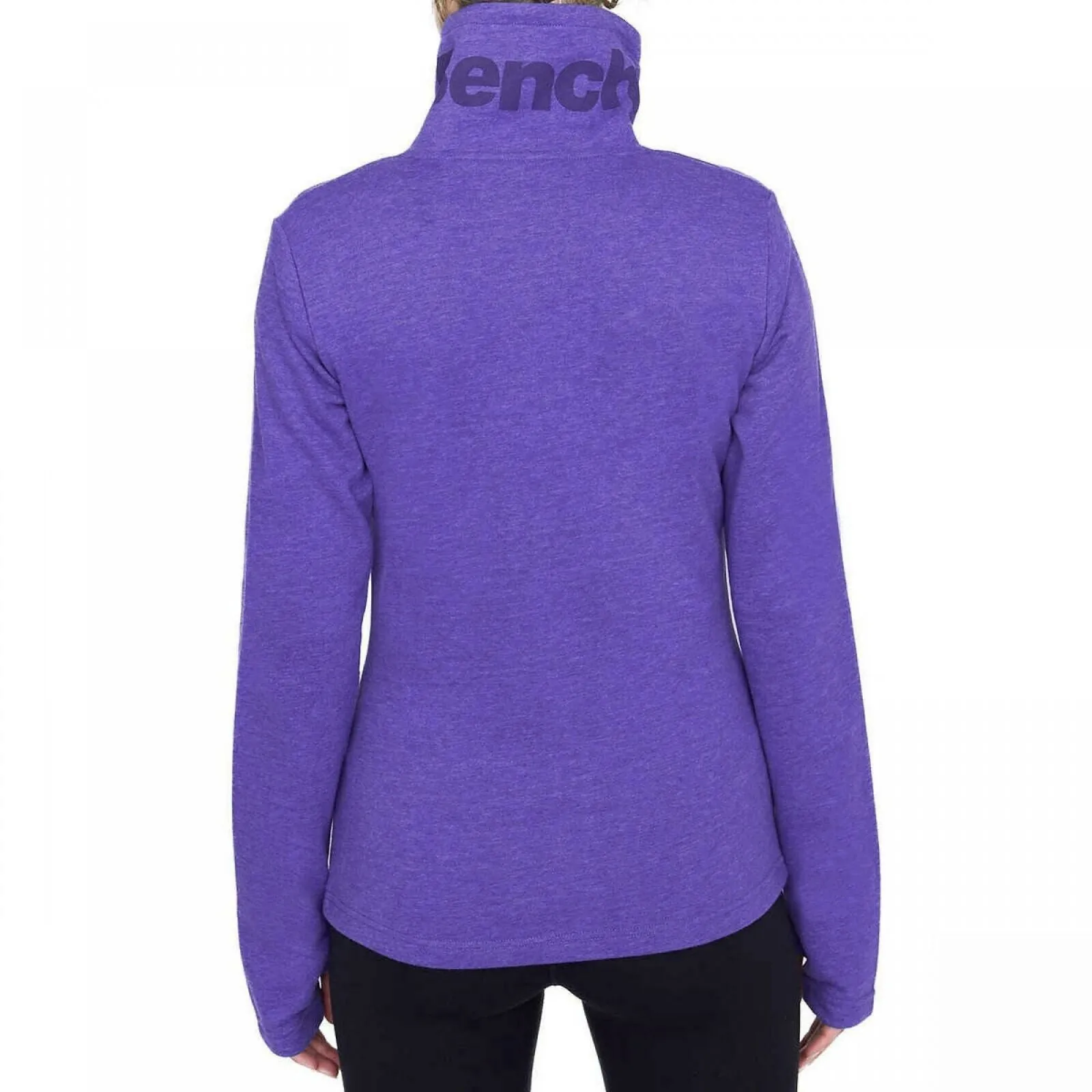 Bench Women's Full Zip Mock Neck French Terry Jacket