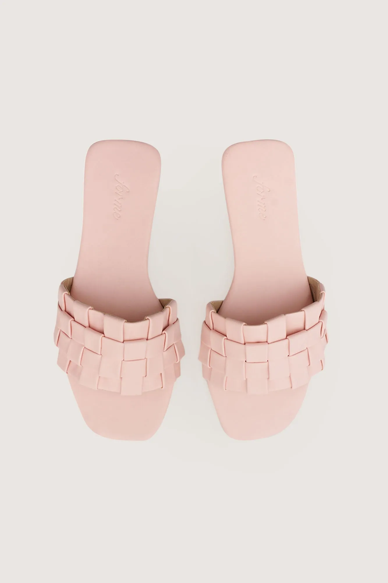 Braided Strap Square Toe Sandals