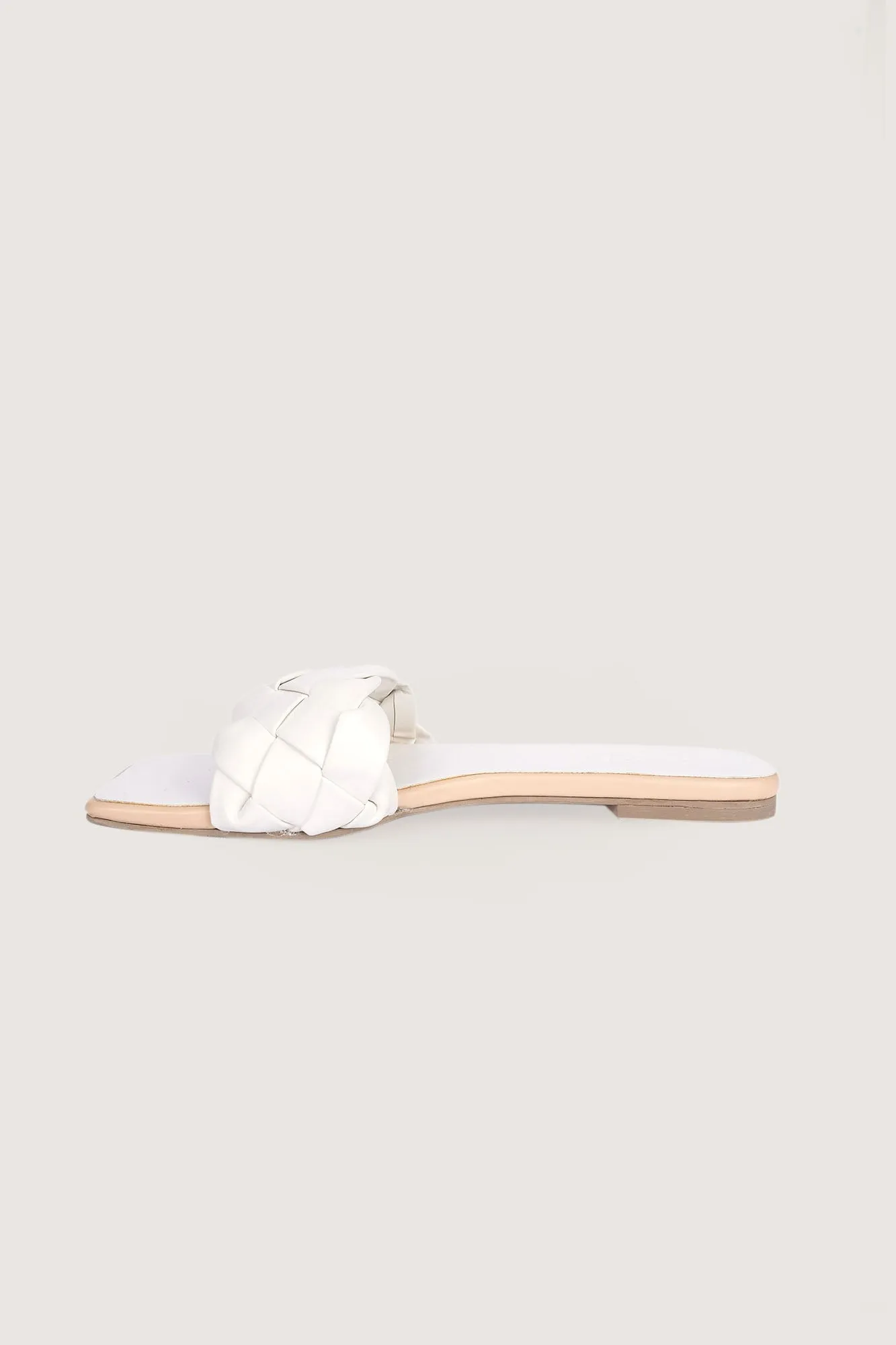 Braided Strap Square Toe Sandals