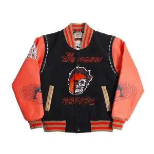 BRAND X TEXAS CHAINSAW MASSACRE VARSITY JACKET (BLACK)