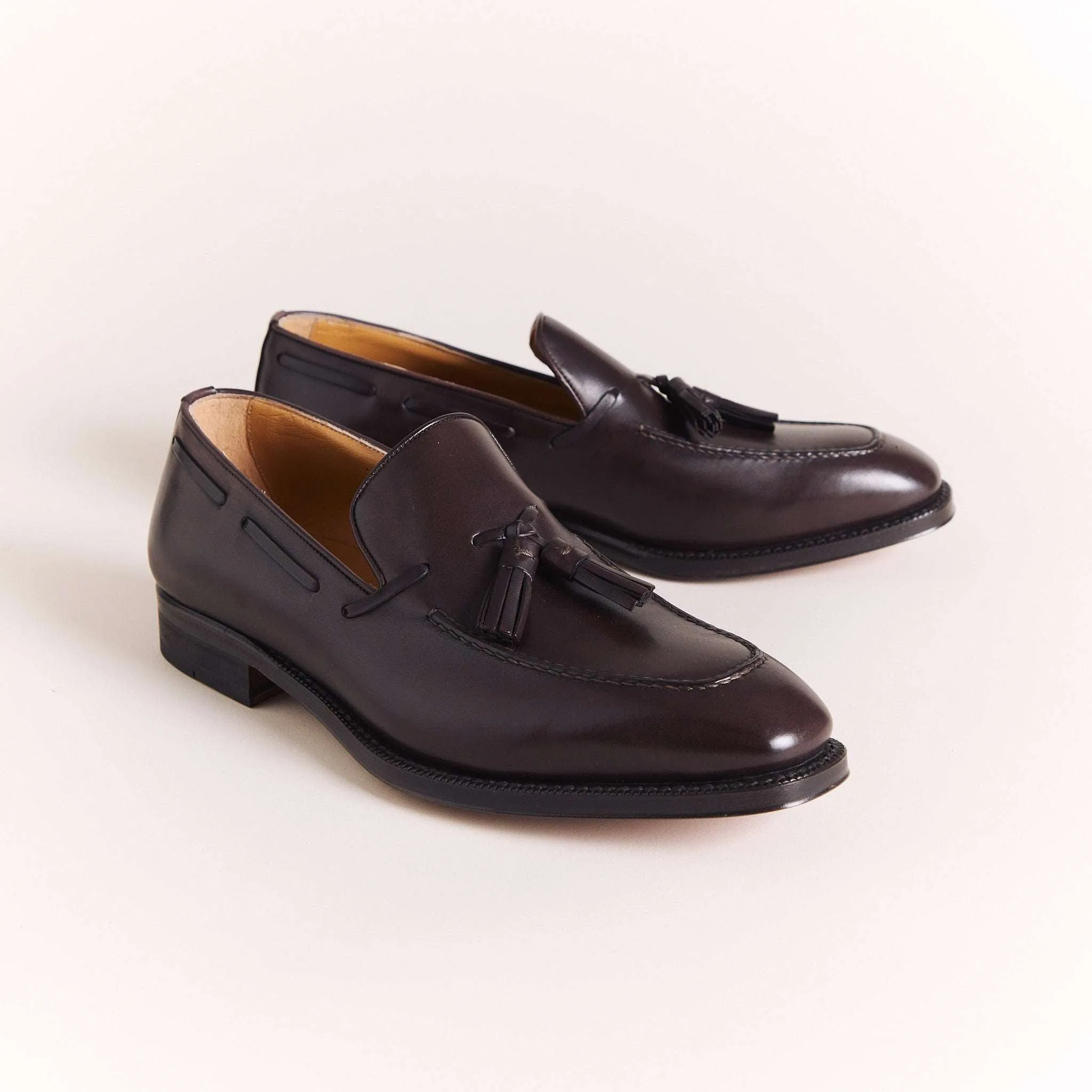 Brown Tassel Loafers