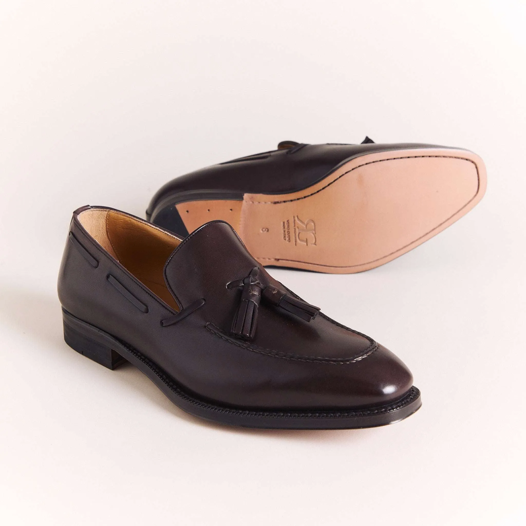 Brown Tassel Loafers
