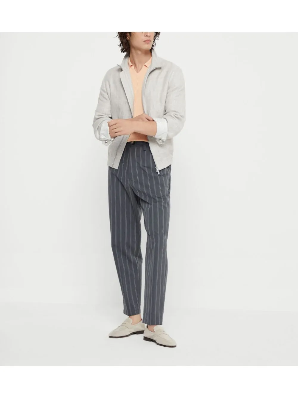 BRUNELLO CUCINELLI Water Resistant Linen Blend Jacket
