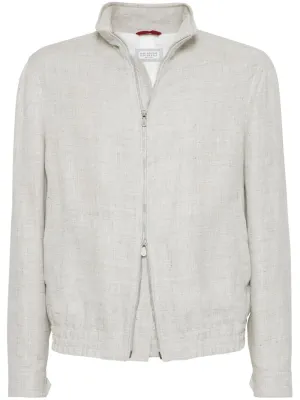 BRUNELLO CUCINELLI Water Resistant Linen Blend Jacket