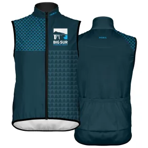 BSIM Unisex Zip Wind Vest - Blue - Logo