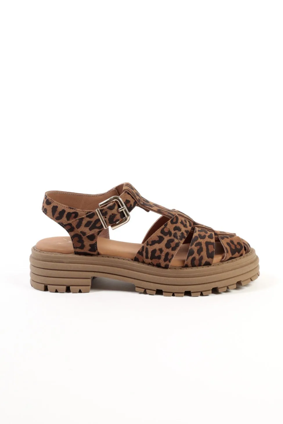 CALA LEOPARD- Chunky Fisherman Sandals