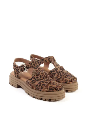 CALA LEOPARD- Chunky Fisherman Sandals