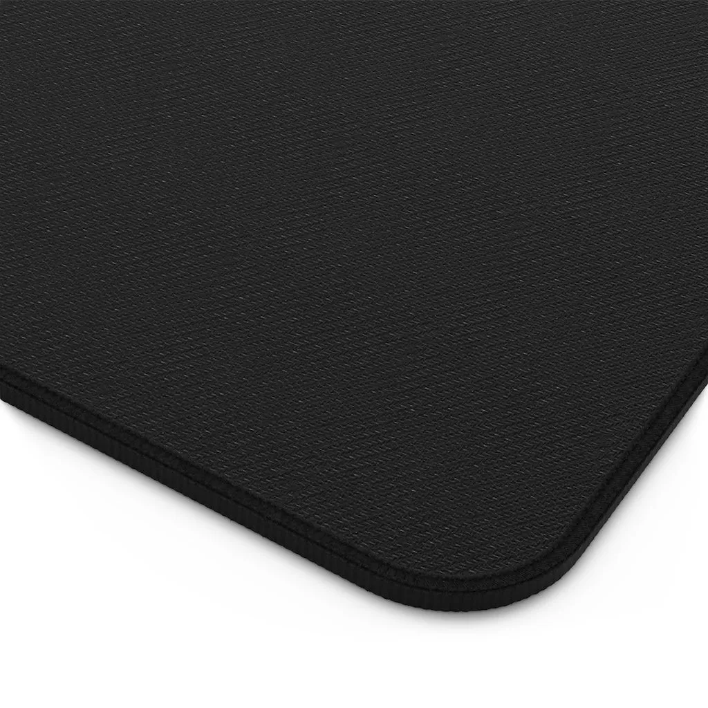 Cow Hide Print Black and White Desk Mat Keyboard Pad