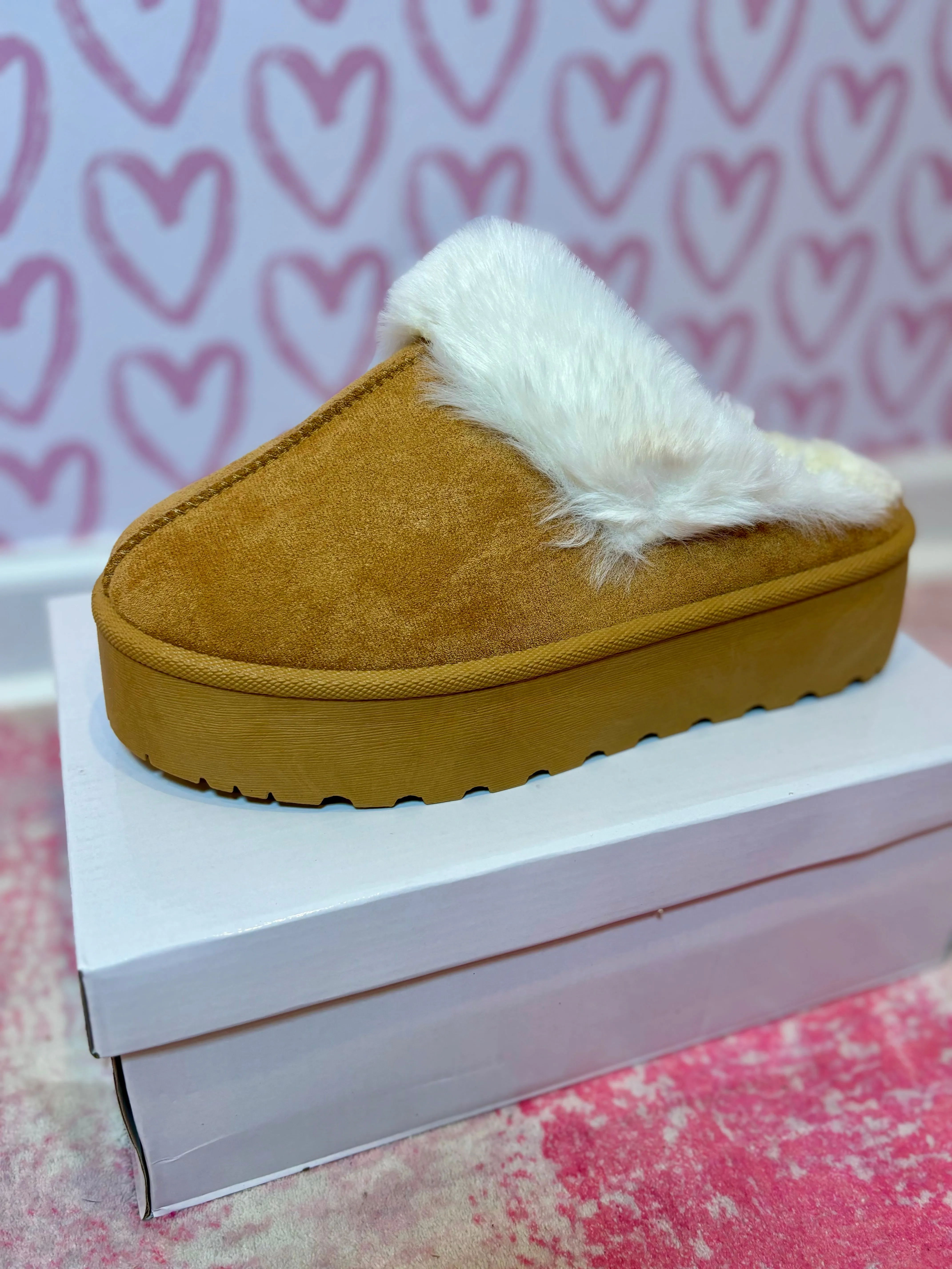 Cozy Fur Dupe Slippers