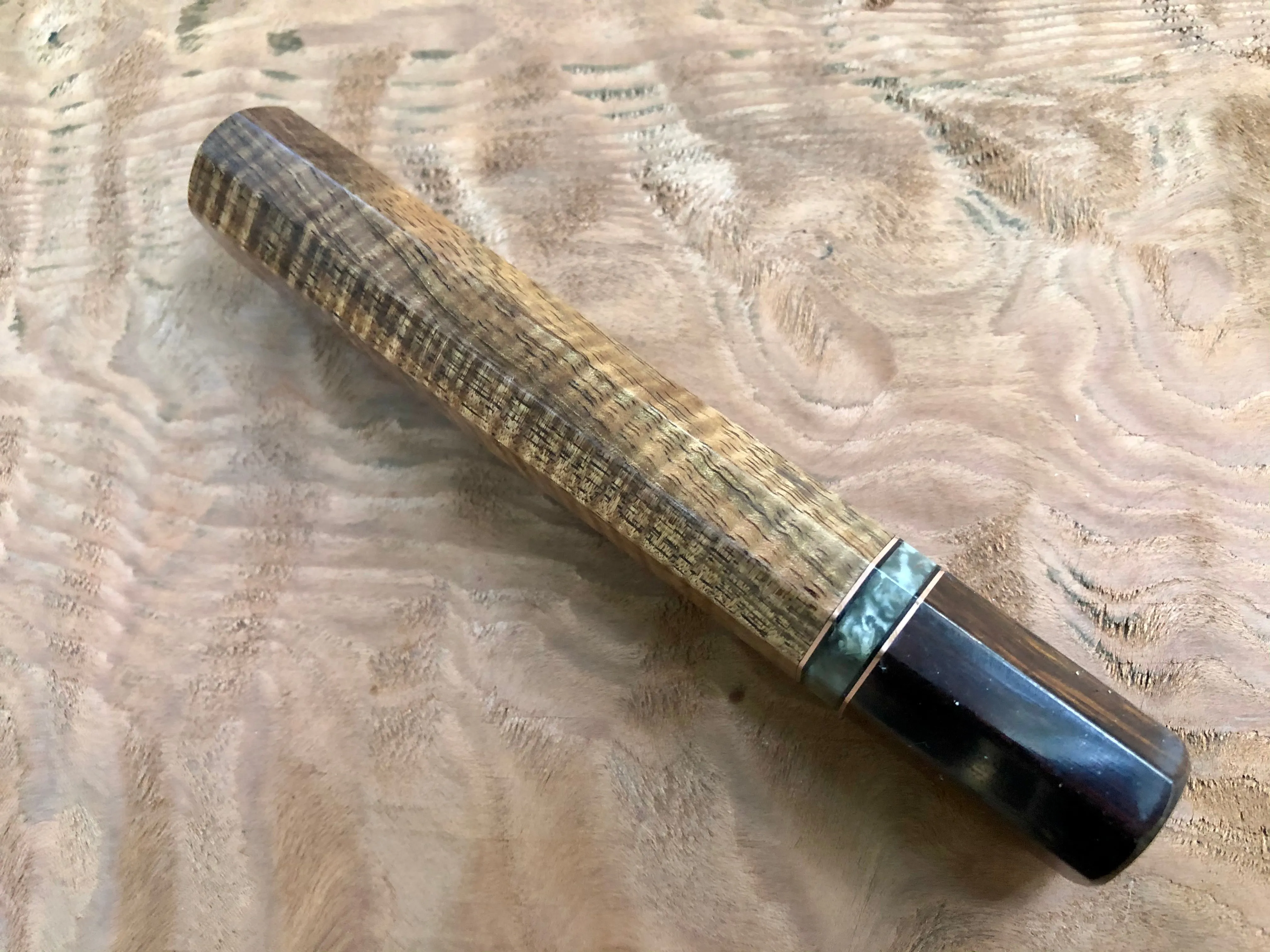 Custom Japanese Knife Handle - Tasmanian Blackwood