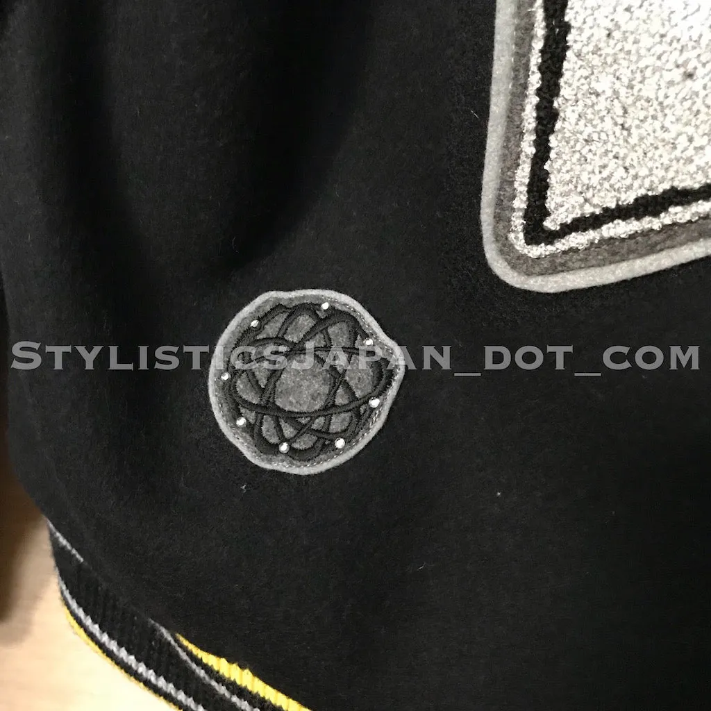 DS! A Bathing Ape Bape x Unkle Wool/Leather Stadium Jacket M~L/XL