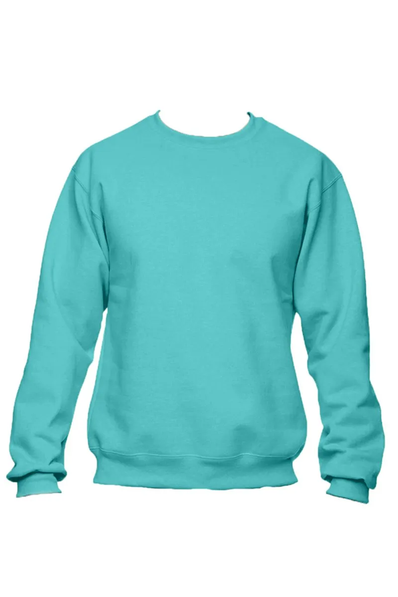 Freezing Snowflake Puff Vinyl Patch Unisex NuBlend Crew Sweatshirt
