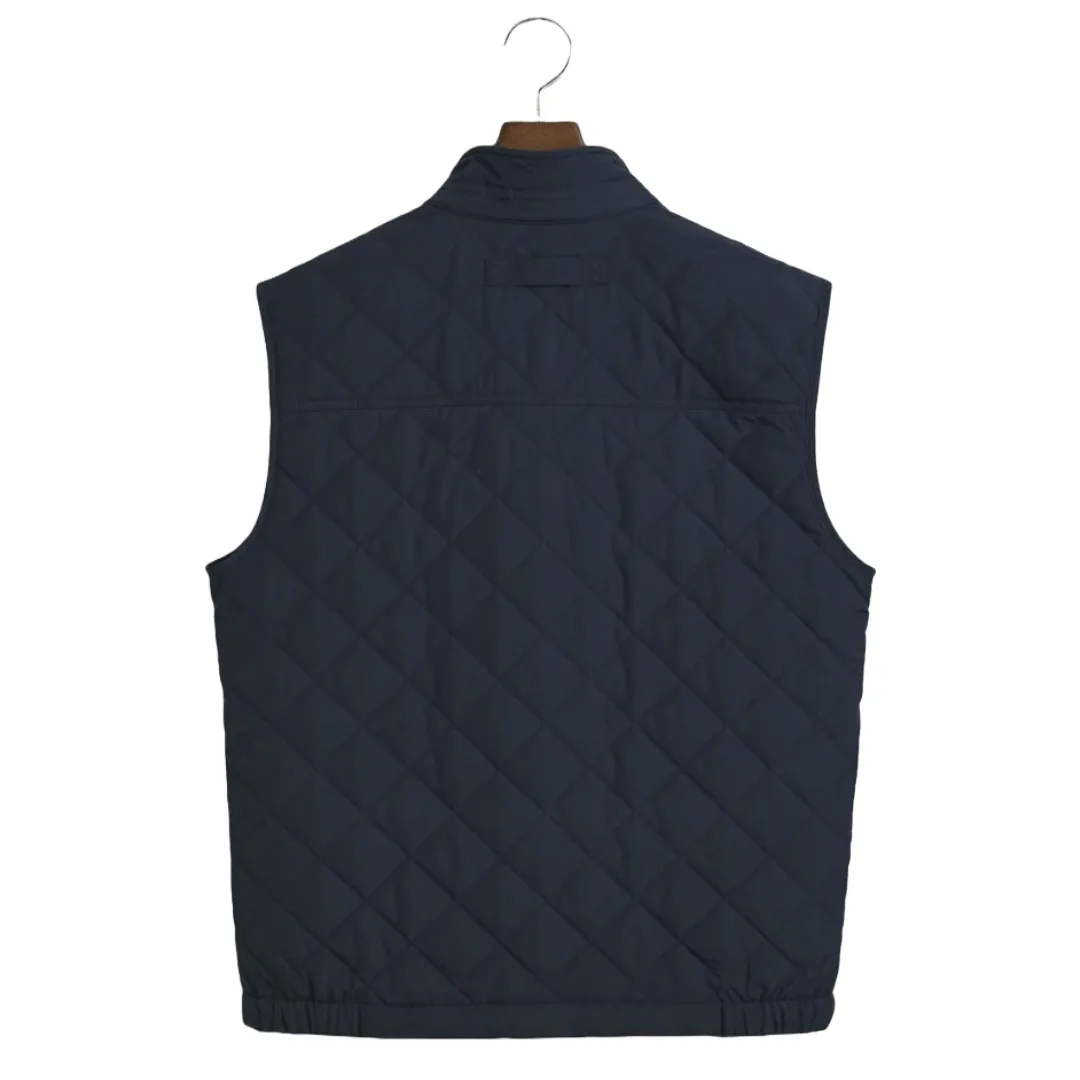 Gant Quilted Windcheater Vest - Navy
