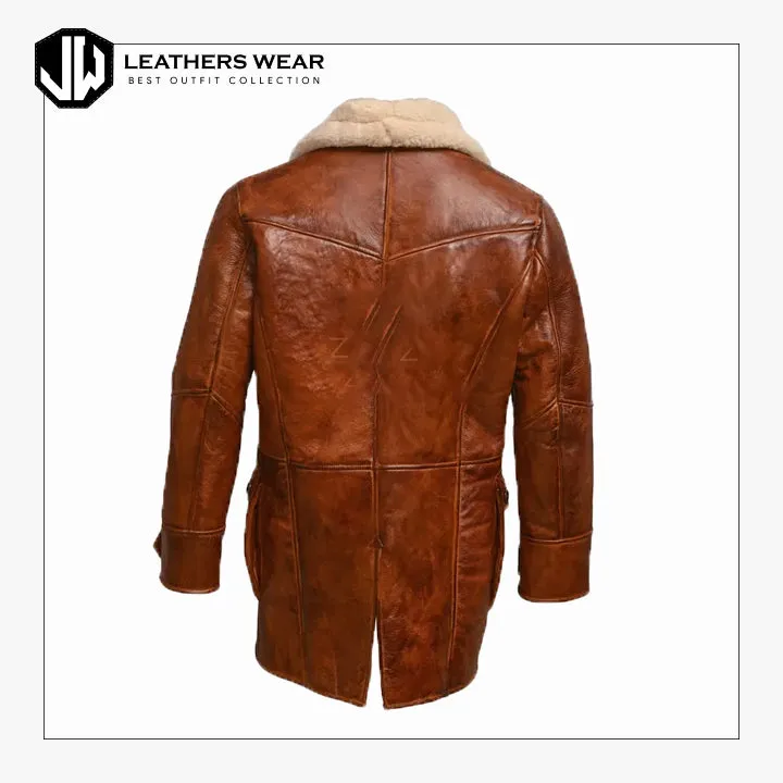 Genuine Real Leather Coat