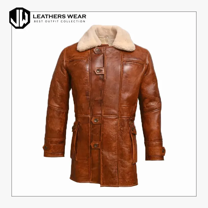 Genuine Real Leather Coat
