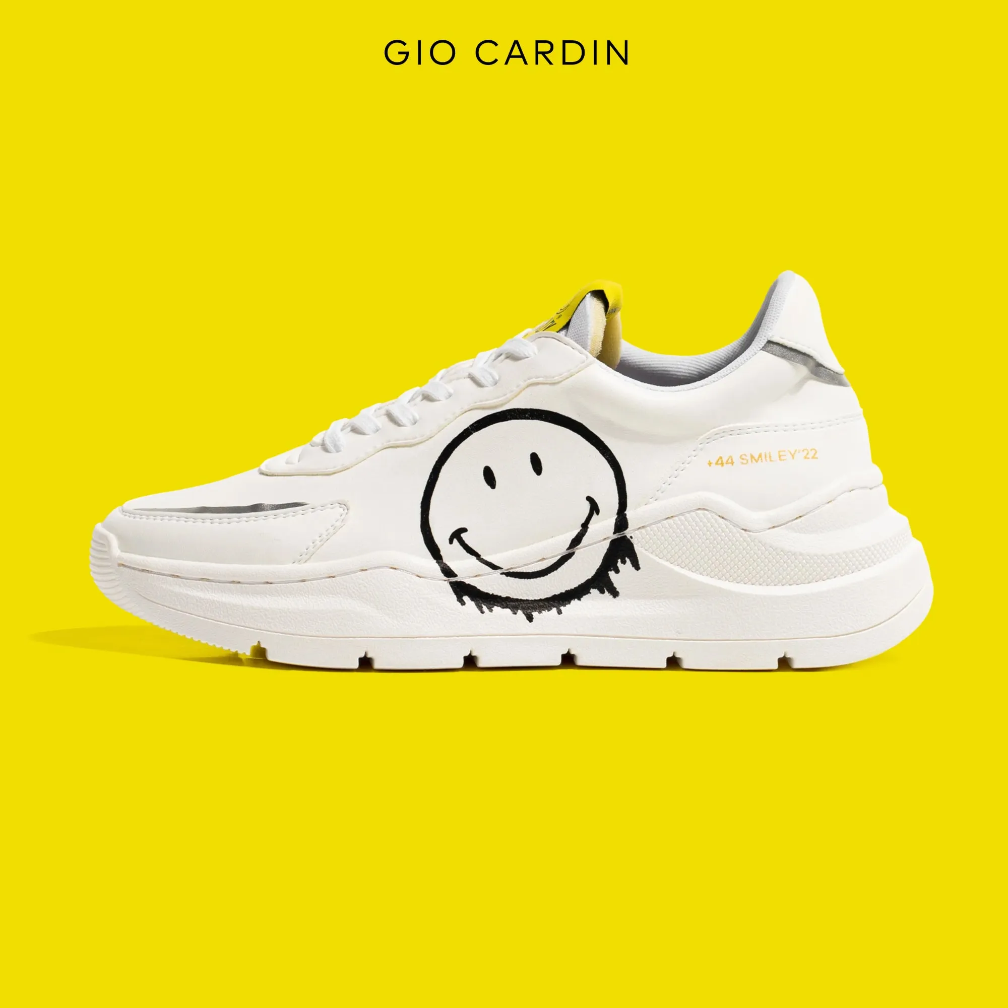 GIO CARDIN x SMILEY - ZOE - TRIPLE WHITE
