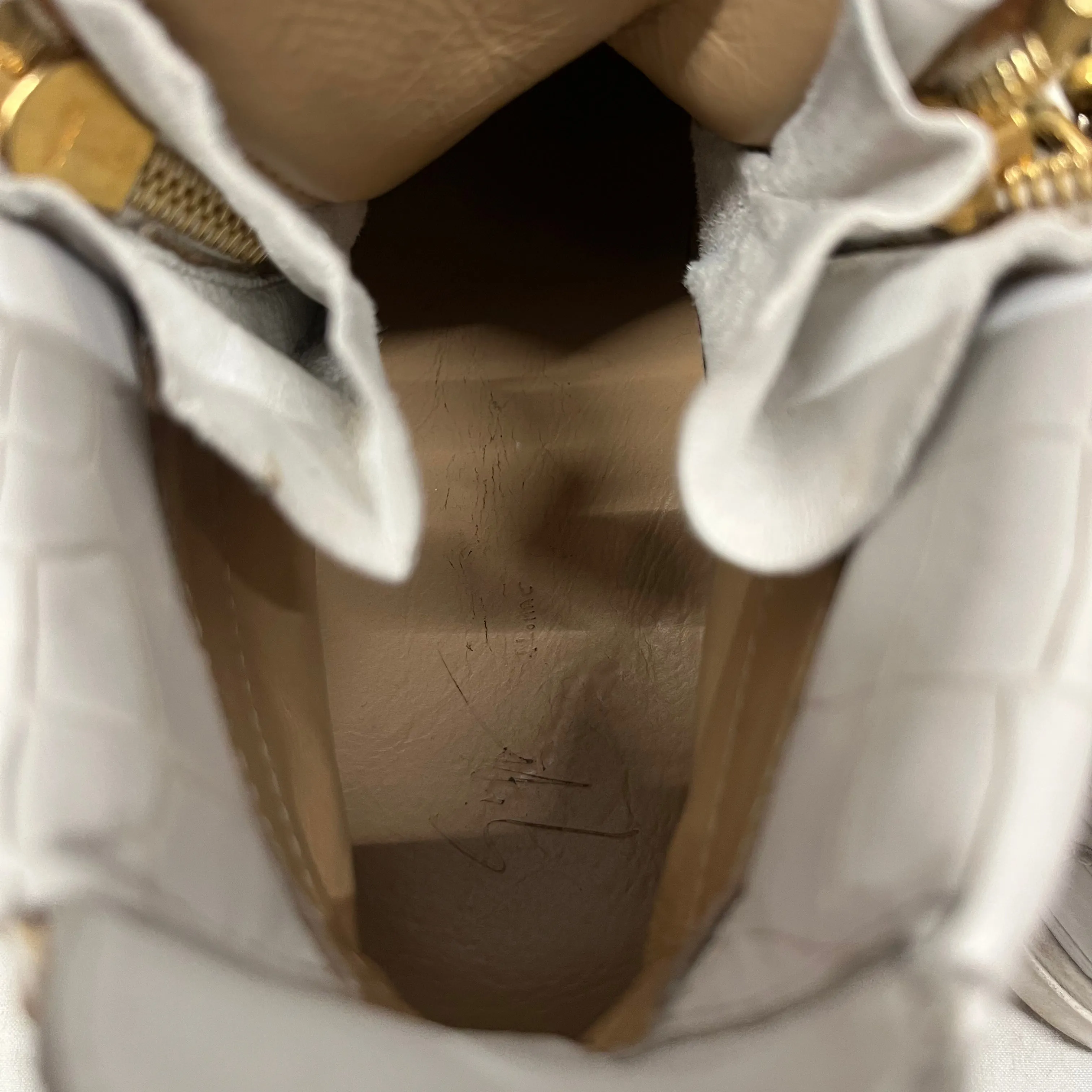 GIUSEPPE ZANOTTI DESIGN/Hi-Sneakers/US 10/Leather/WHT/