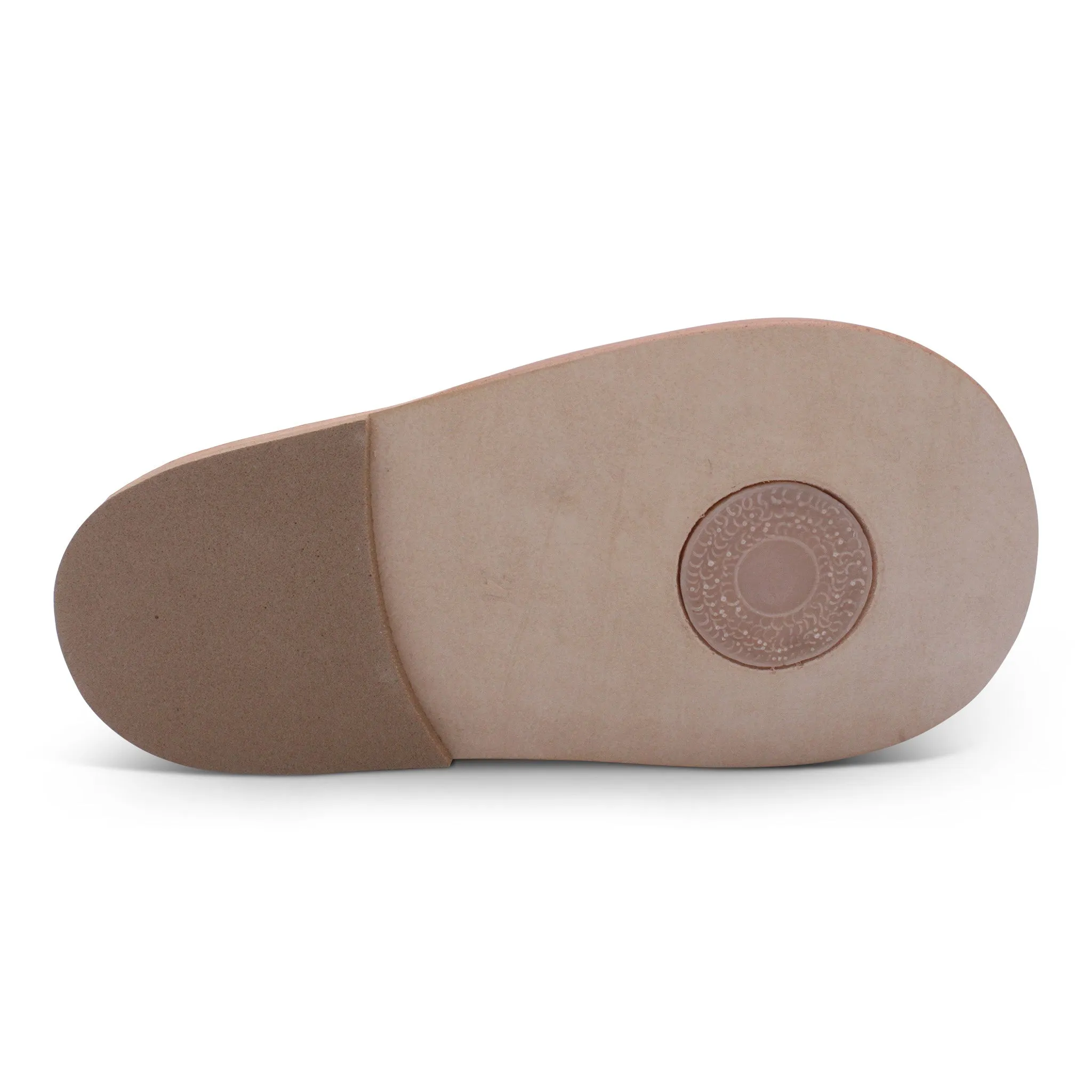 'Guy' Boys Pale Blue Leather T-Bar Sandals