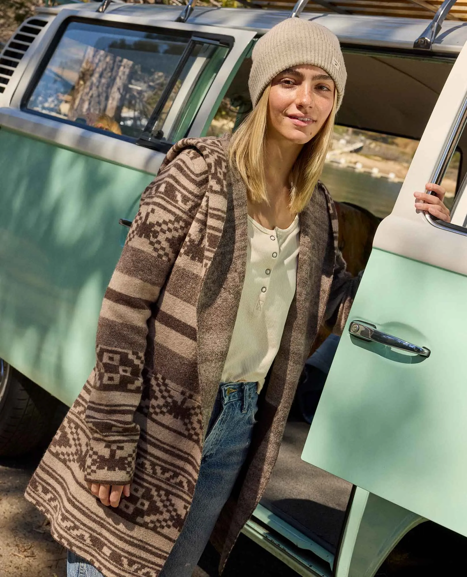 Heartfelt Hoodie - Chestnut Fair Isle - SALE