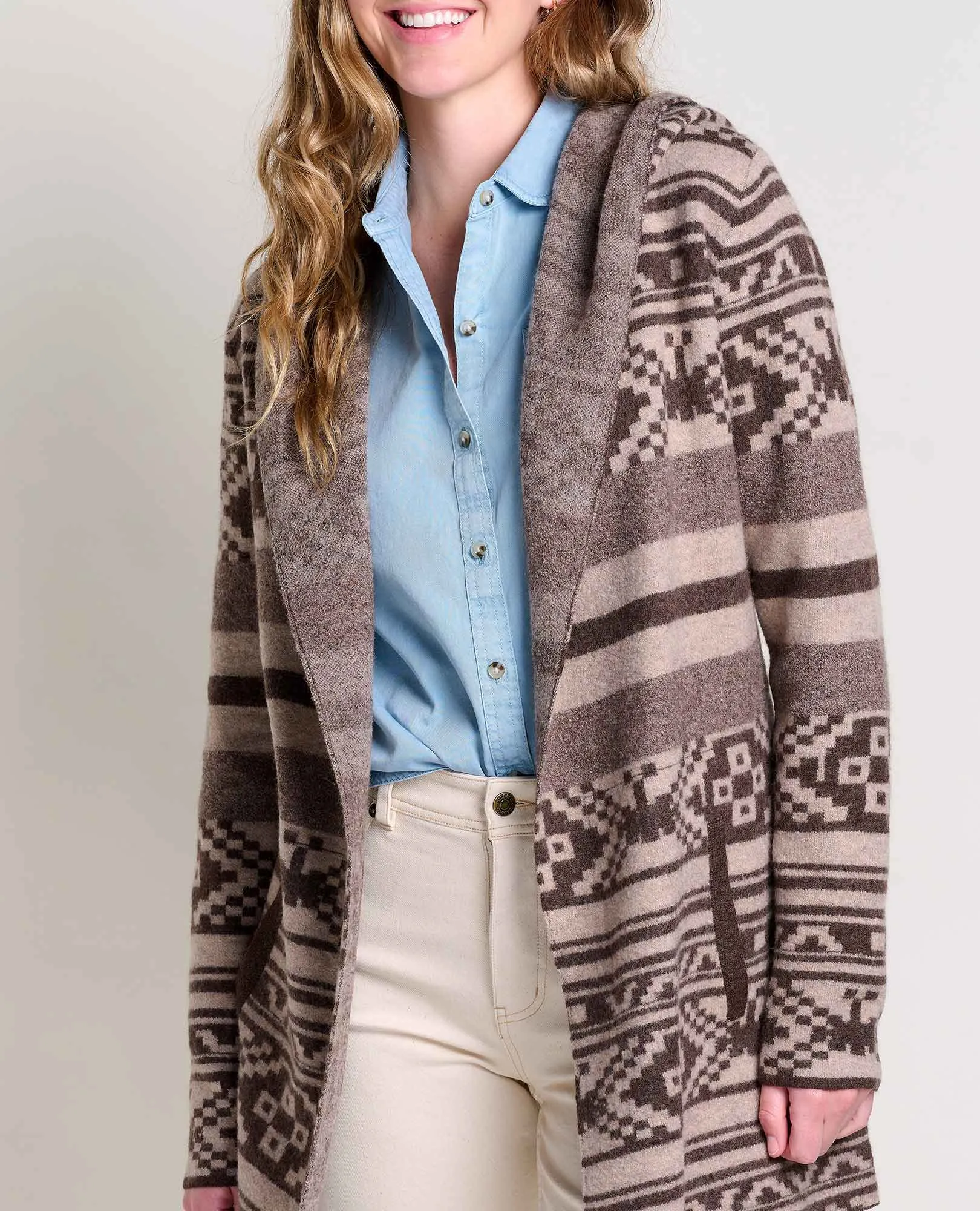 Heartfelt Hoodie - Chestnut Fair Isle - SALE