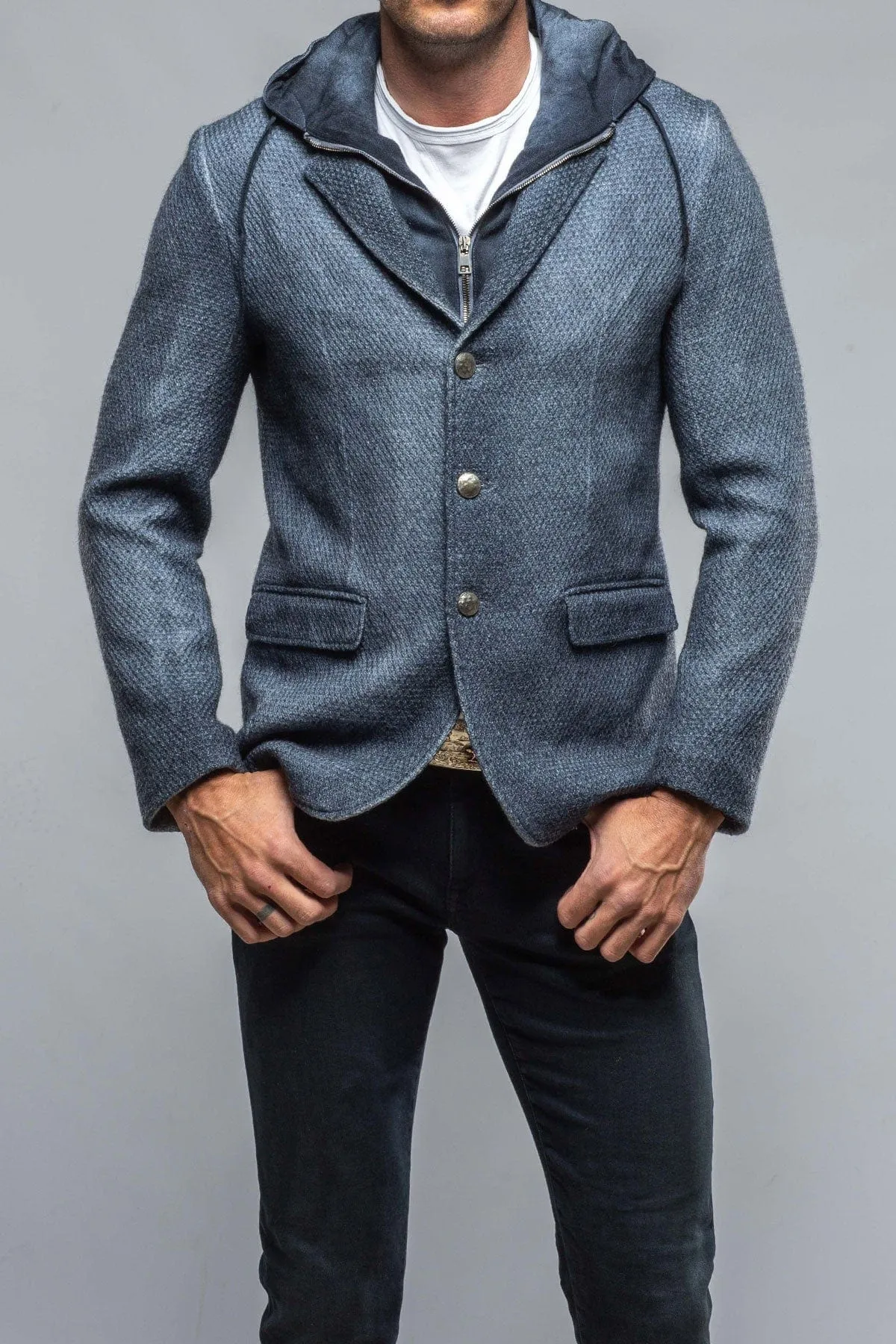 Hooded Mohair Coat