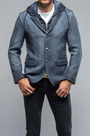 Hooded Mohair Coat