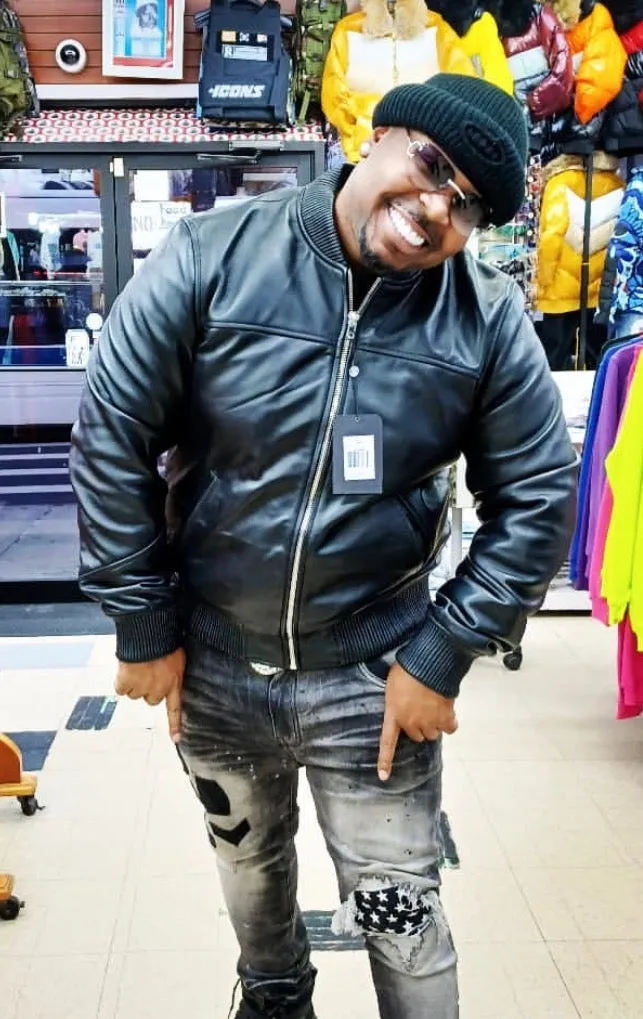 HUDSON “THE ORIGINAL BASEBALL JACKET” LEATHER