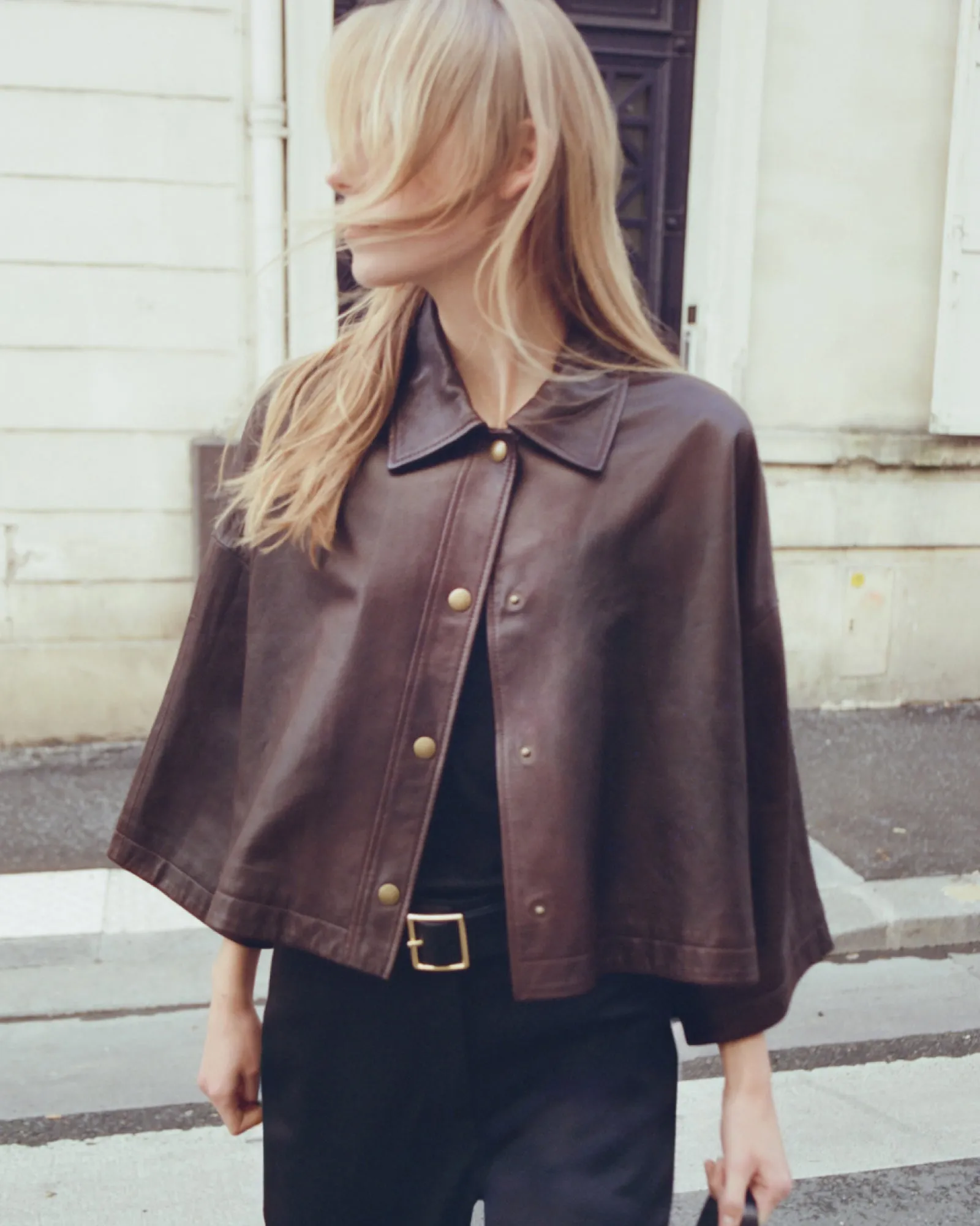 INES LEATHER JACKET