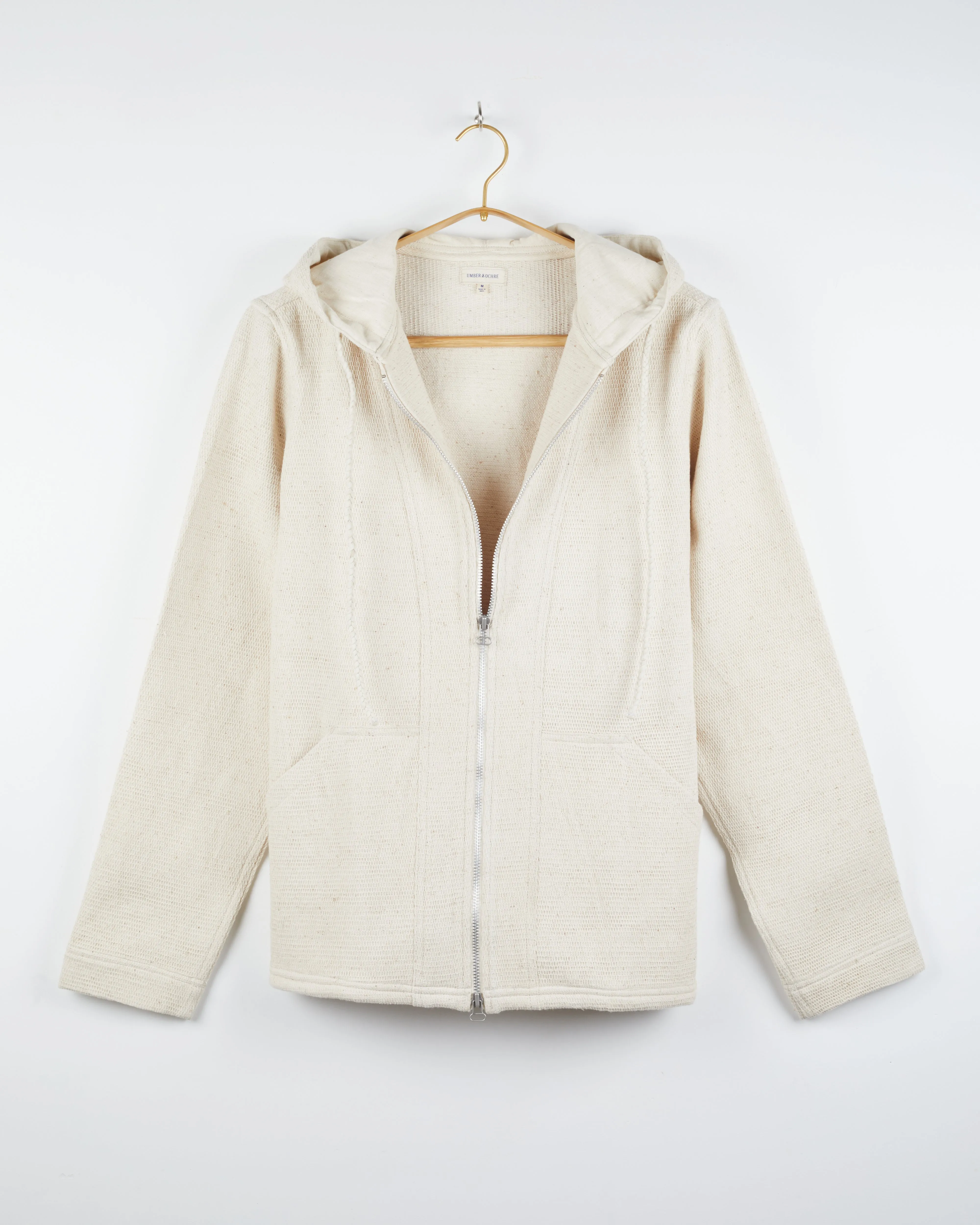 Isaac Hoodie in Honeycomb Natural