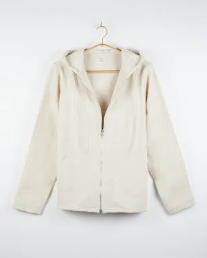 Isaac Hoodie in Honeycomb Natural