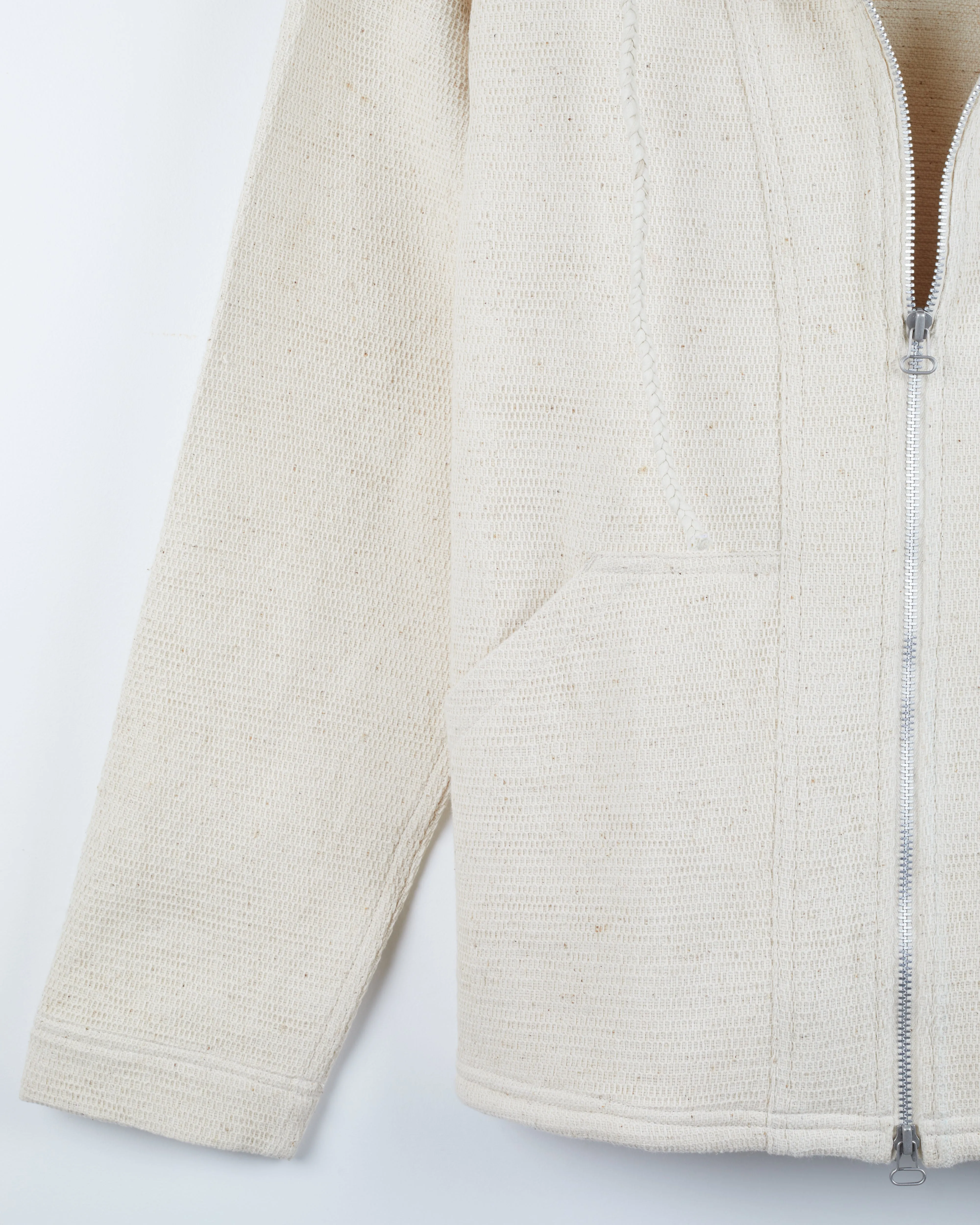 Isaac Hoodie in Honeycomb Natural