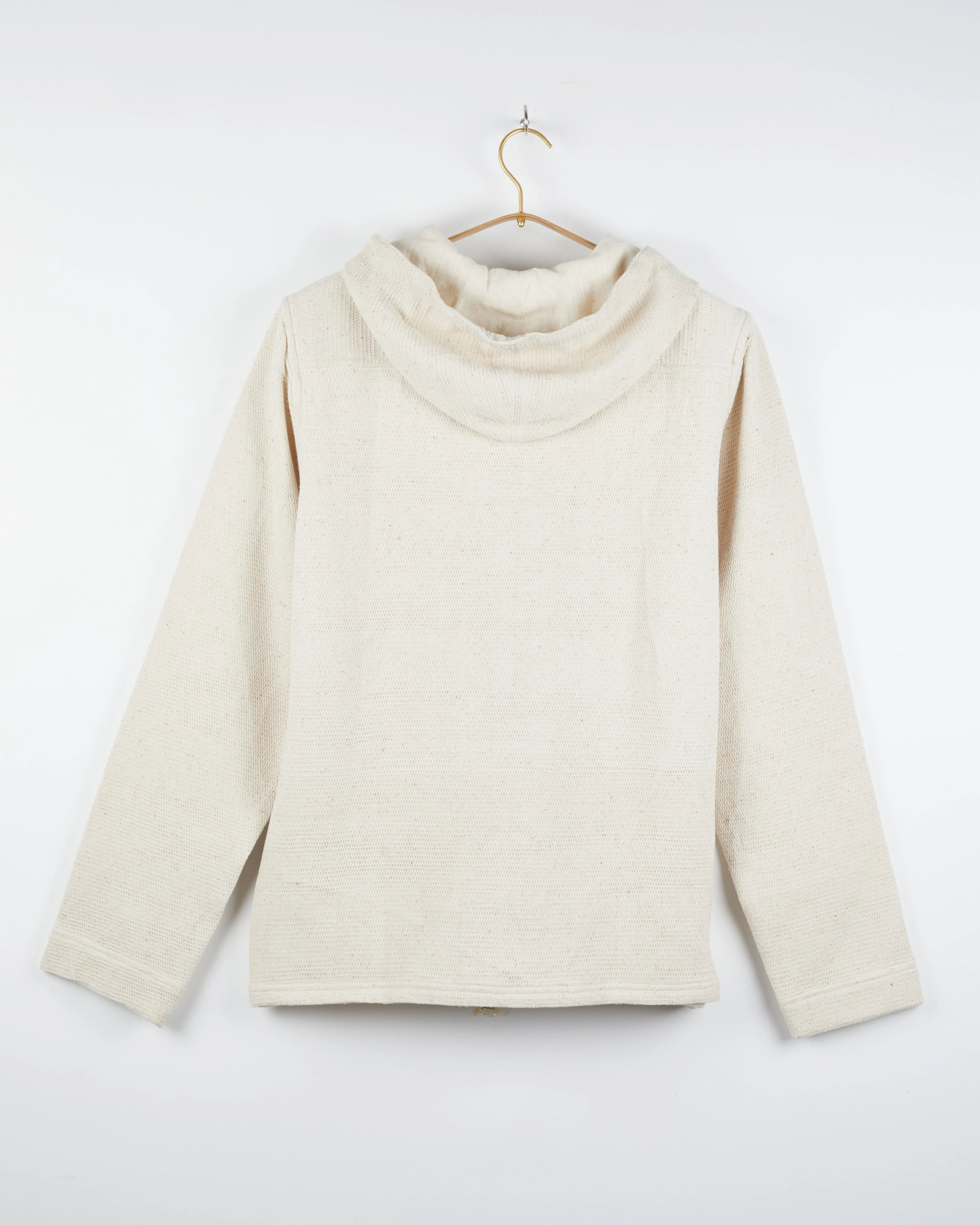 Isaac Hoodie in Honeycomb Natural