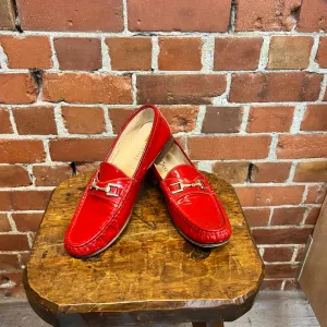 ITALIAN leather loafers 38.5