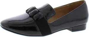 Jane and the Shoe Womens Annie Patent Fashion Loafers Black 9.5 Medium (B,M)