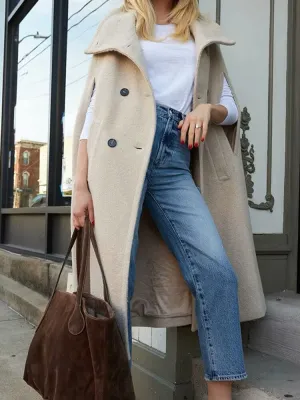 JERSA - Vegan Wool Blend Cape Coat