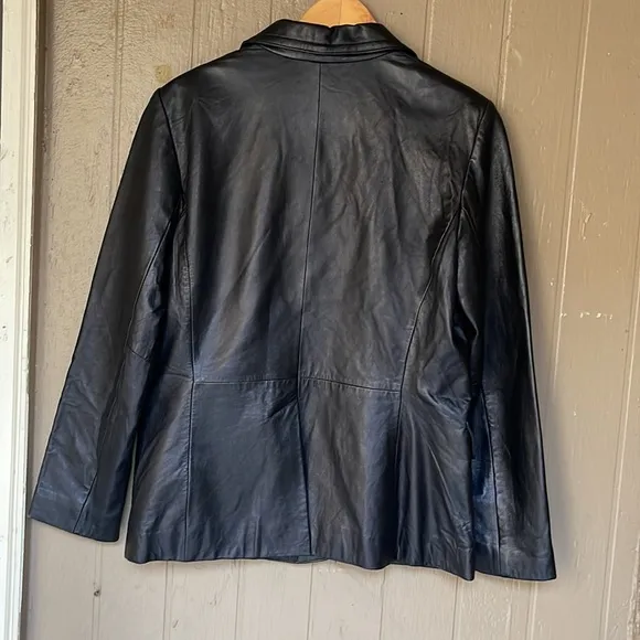 JLC New York Outerwear vintage leather blazer