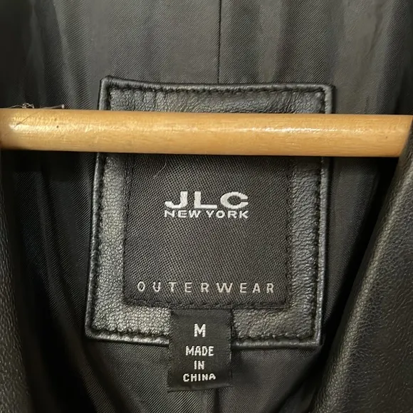 JLC New York Outerwear vintage leather blazer