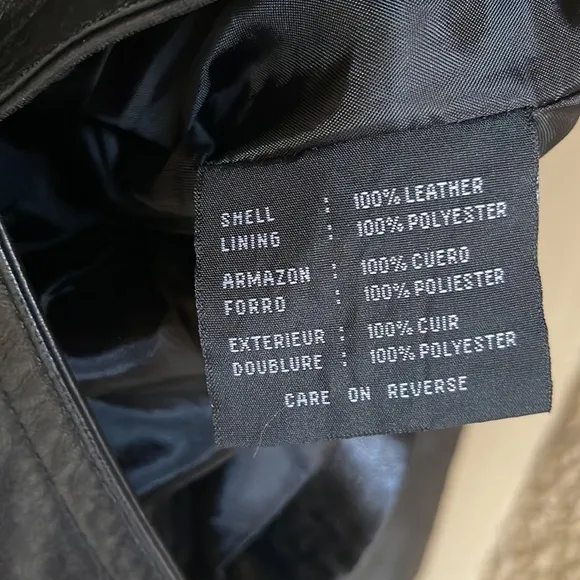 JLC New York Outerwear vintage leather blazer