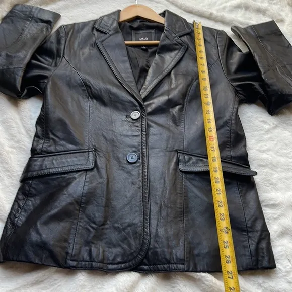 JLC New York Outerwear vintage leather blazer