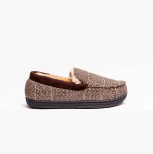 Jo & Joe AARON Mens Slippers Brown