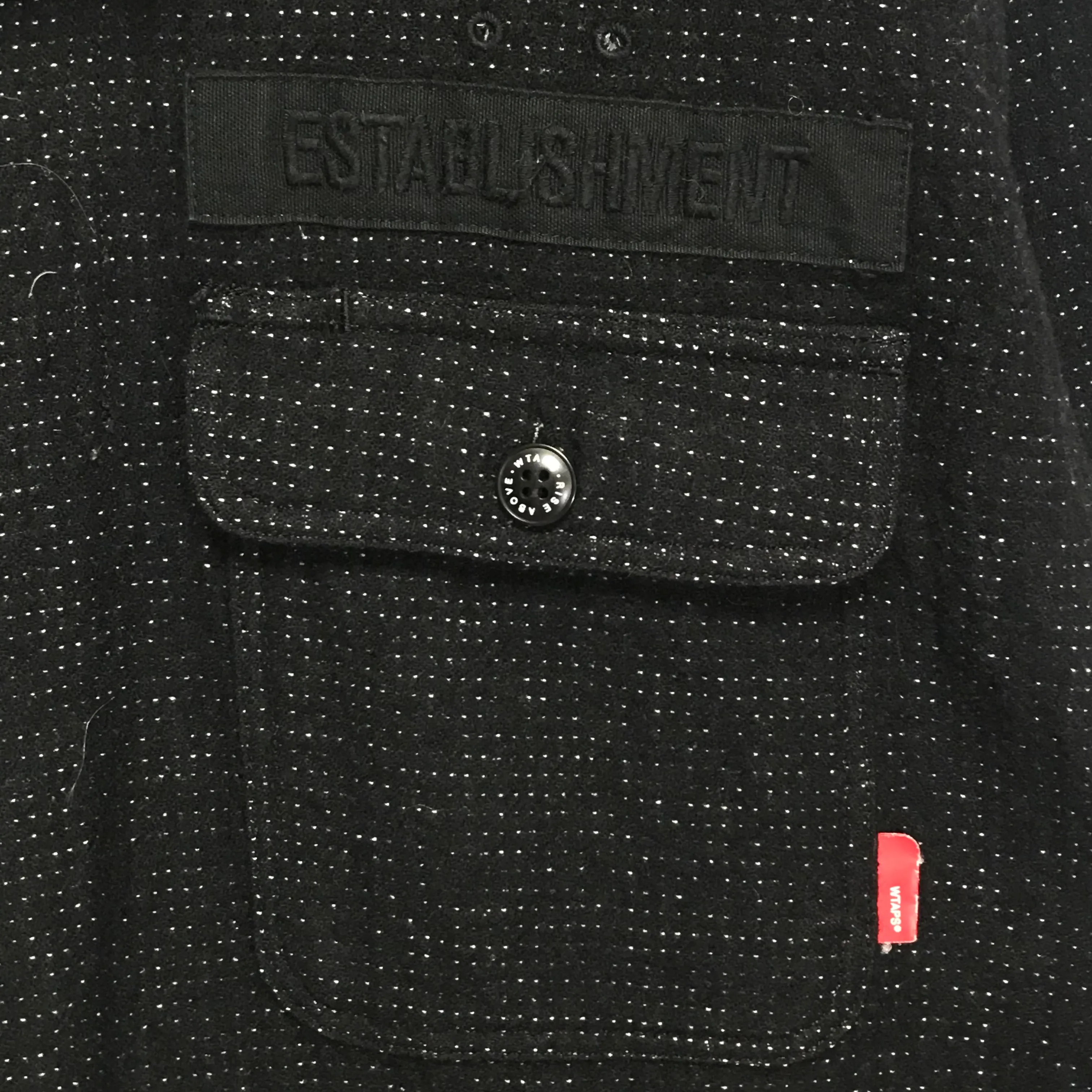 [L] WTaps 08AW Red Dawn Revolt Establishment BUDS L/S Shirt