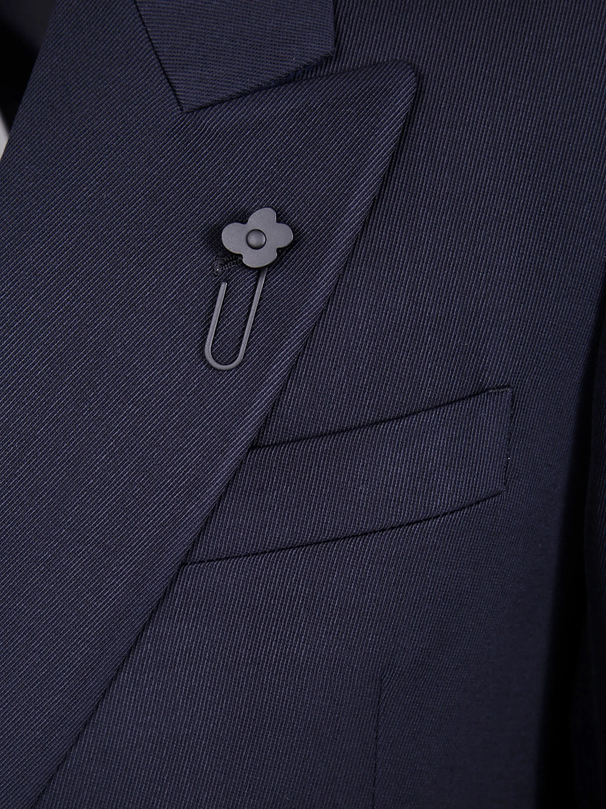 LARDINI Men's Premium Wool Feeling Jacket