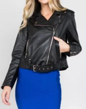 Leather Moto Jacket